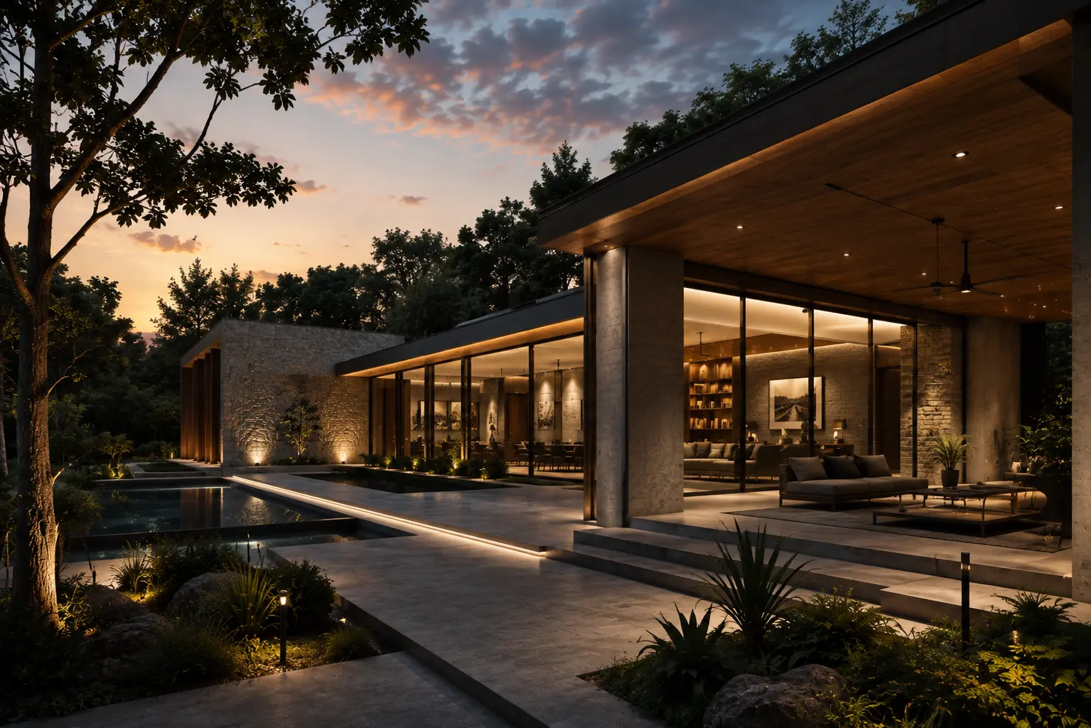 Public futures — Water garden