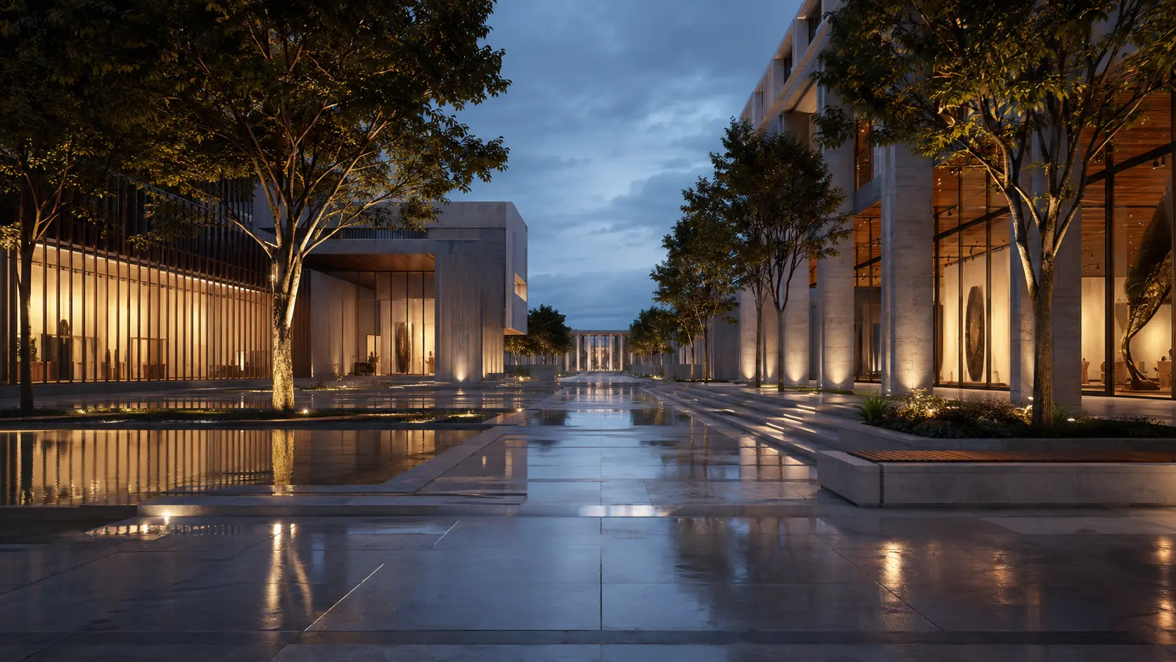 Public futures — Campus courtyard