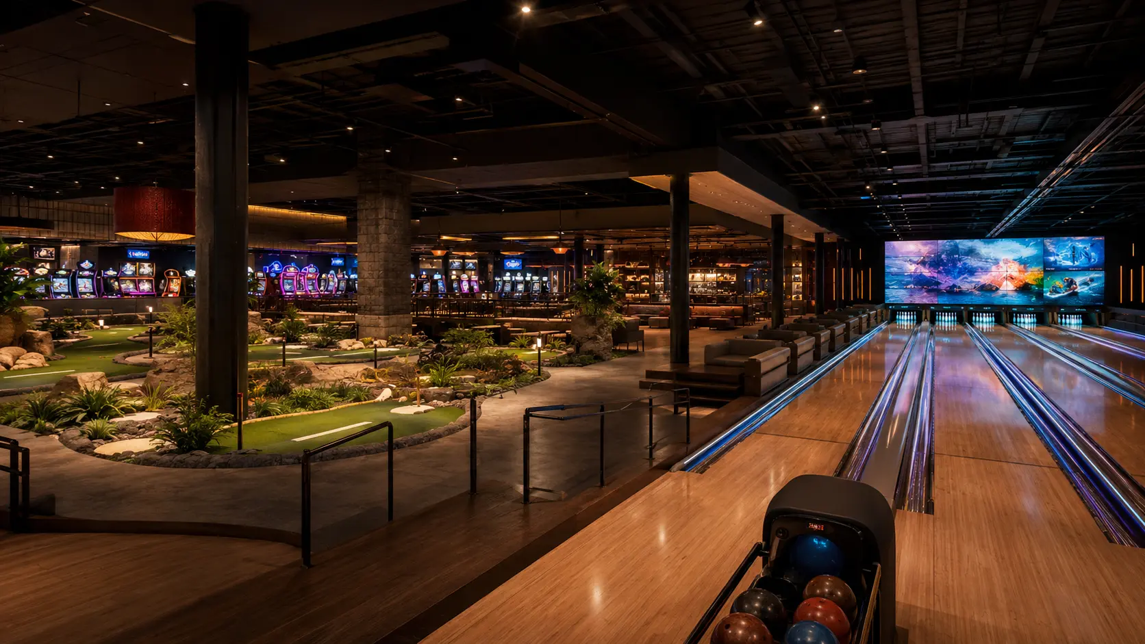Community, leisure & living — Bowling hall