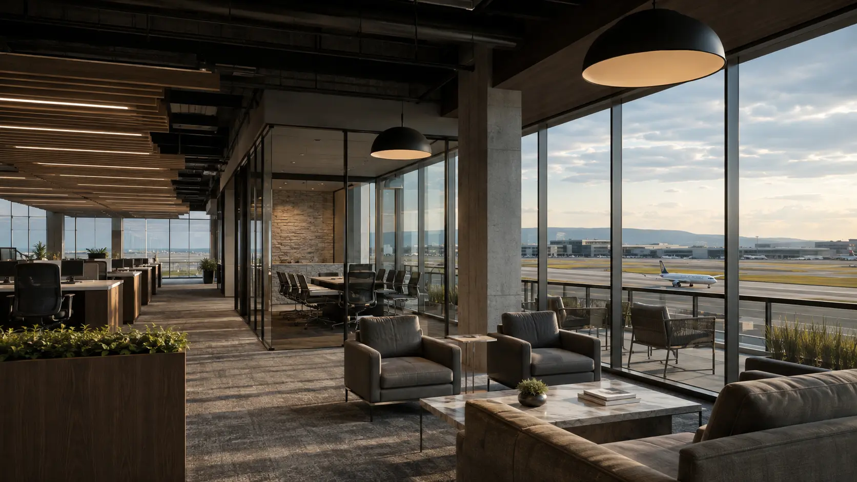 Retail & hospitality — Rooftop lounge