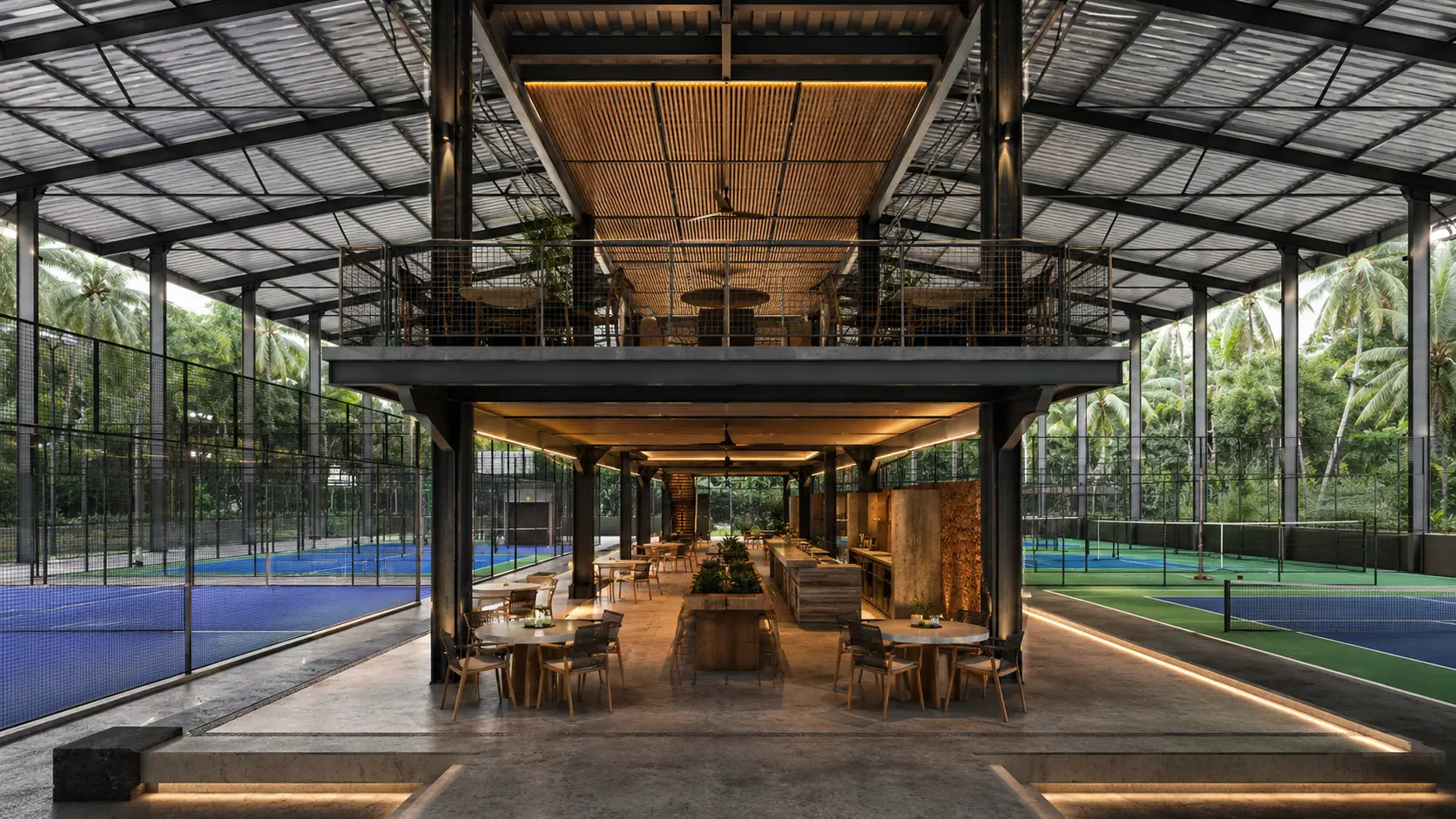 Wellness & sport — Padel interior