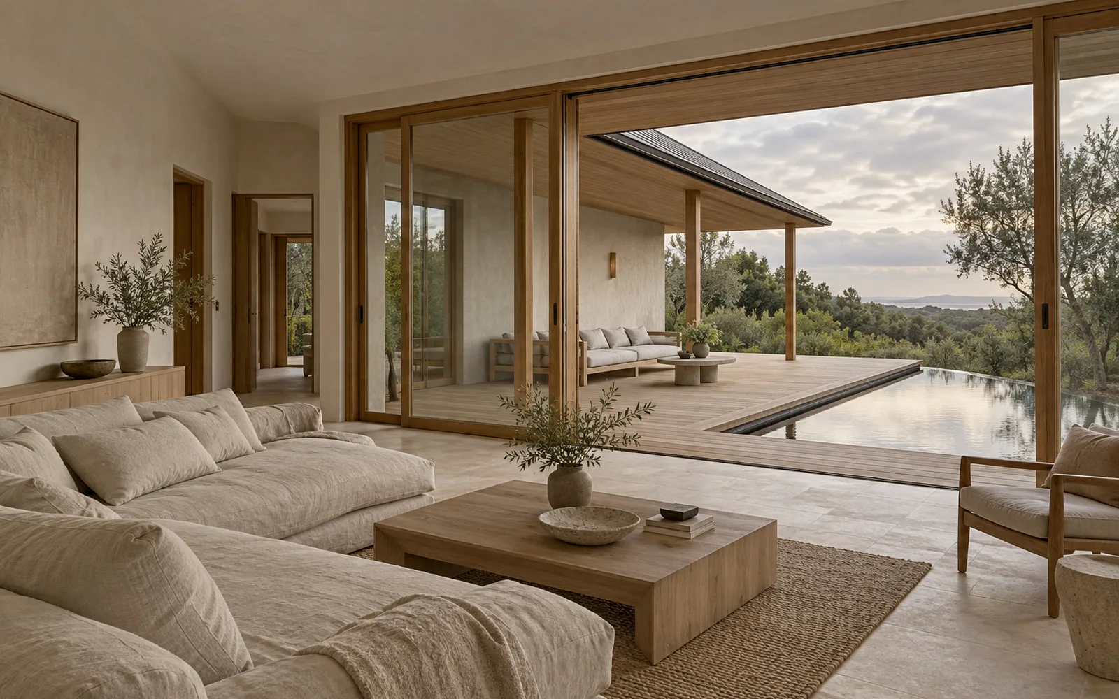 Completed View from the interior technical drawing package concept study