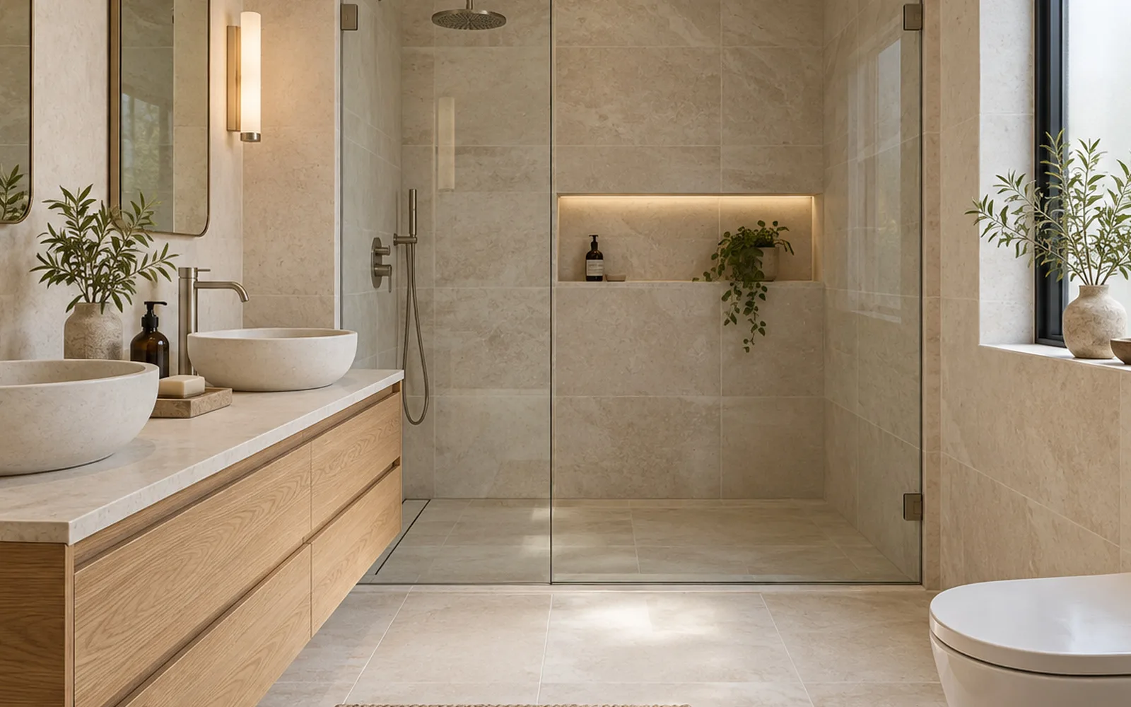 Bathroom Closeup from the bathroom-washroom design and documentation concept study