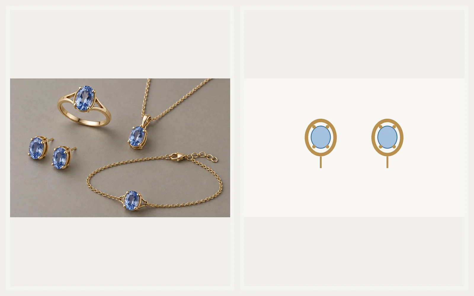Collection Variation from the parametric jewelry collection concept study