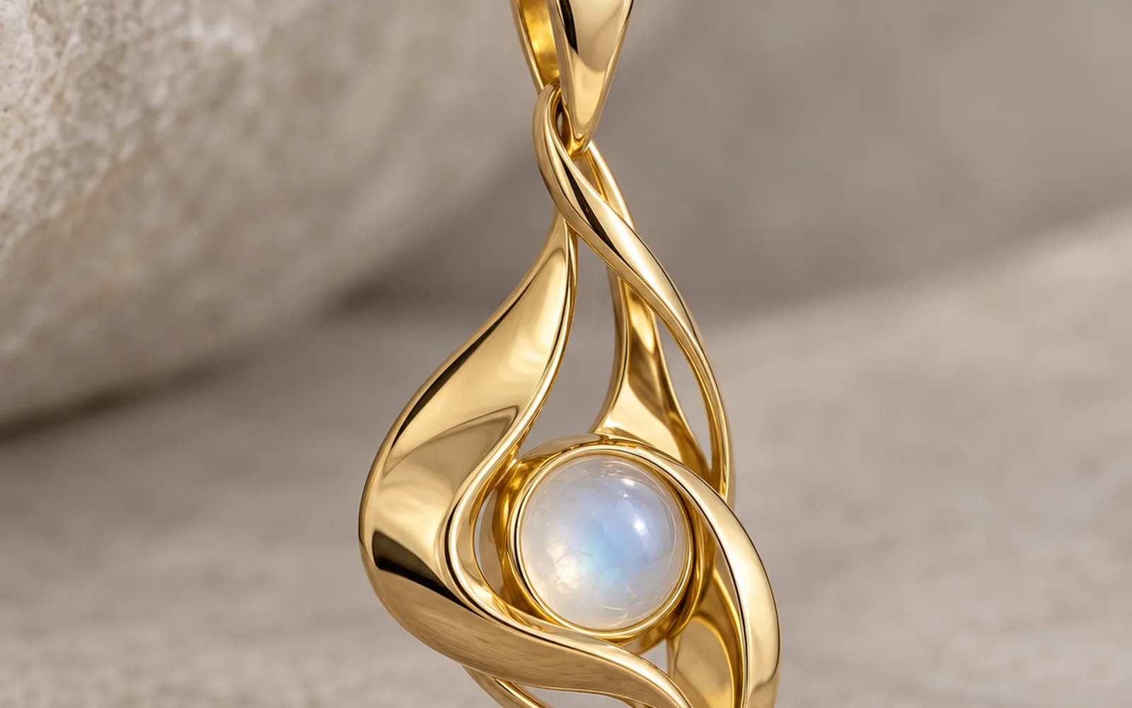 Completed View from the organic rhino jewelry piece concept study