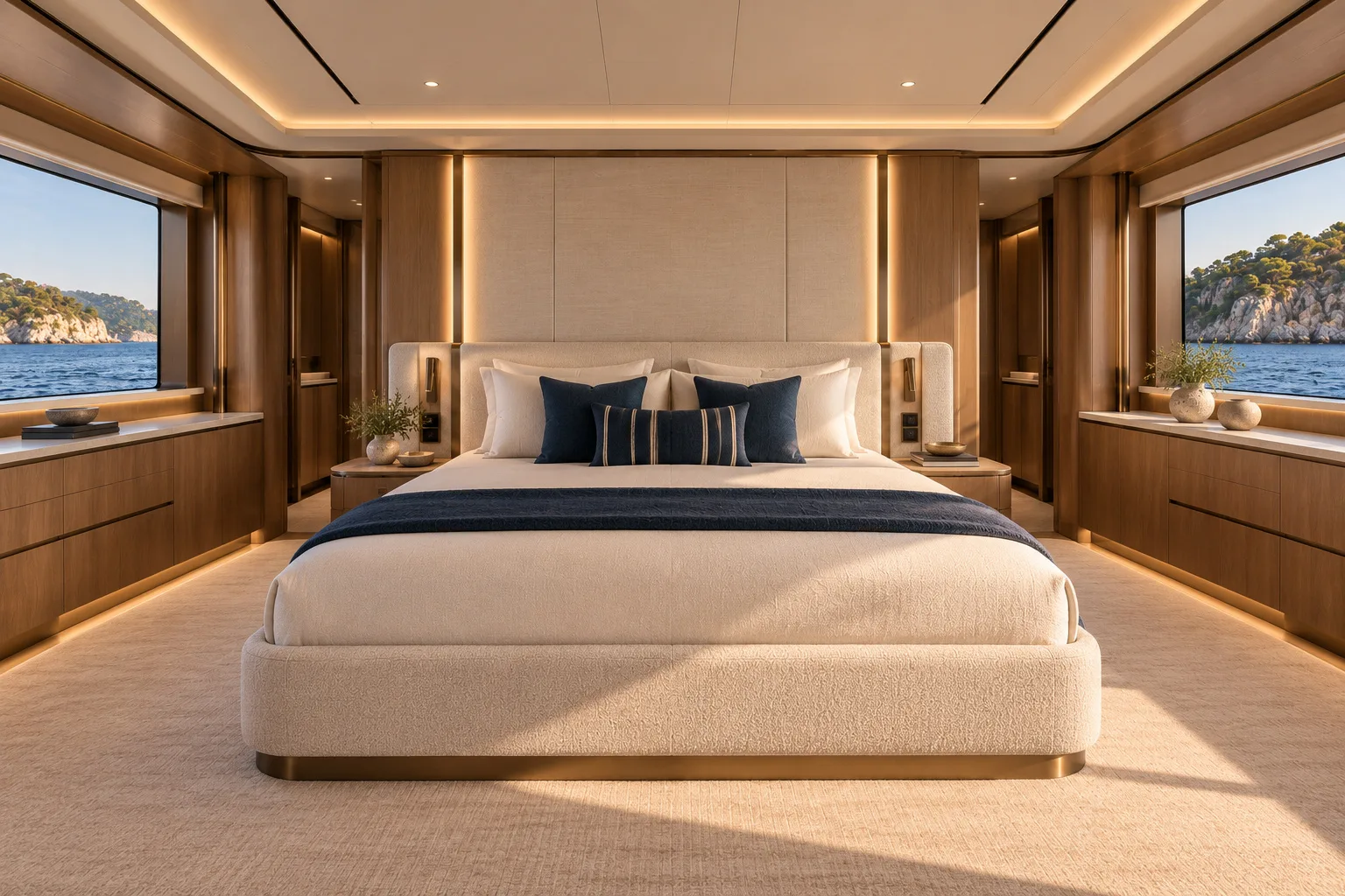 Interior Master from the yacht interior concept and design development concept study