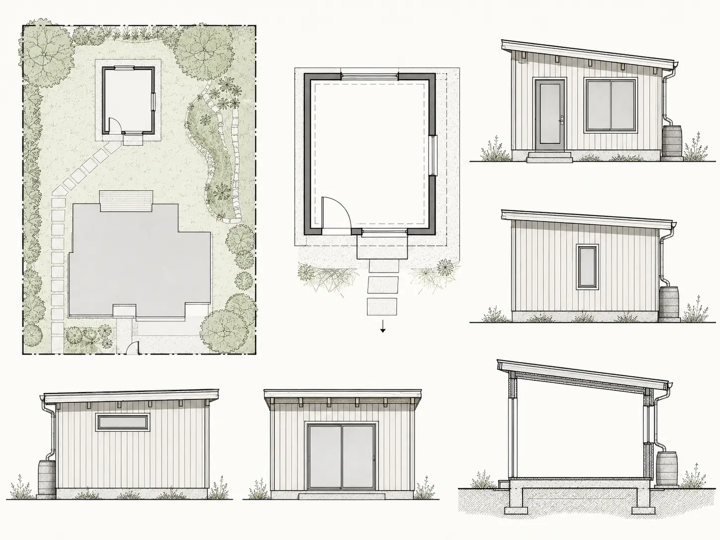 Residential permit drawing set