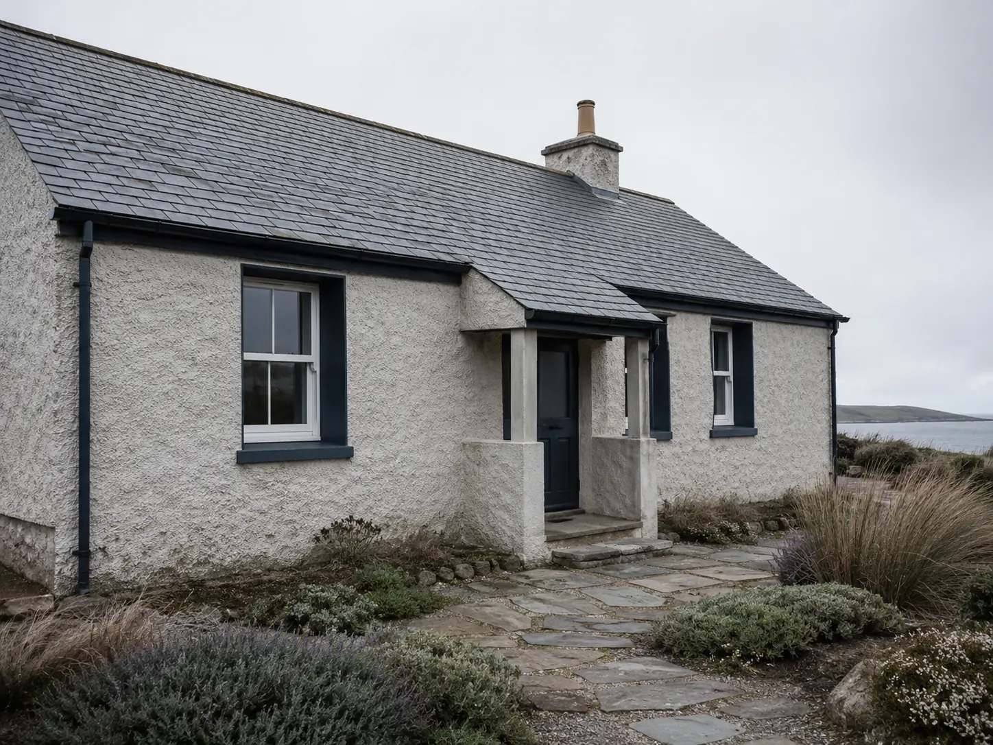 Coastal cottage exterior illustrating existing-building character