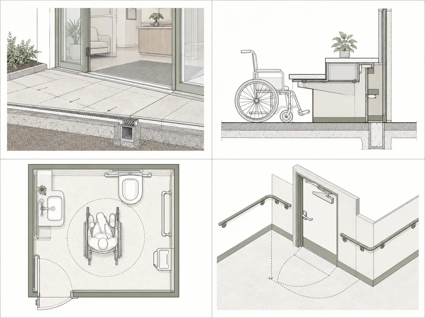 Accessible construction detail sheet