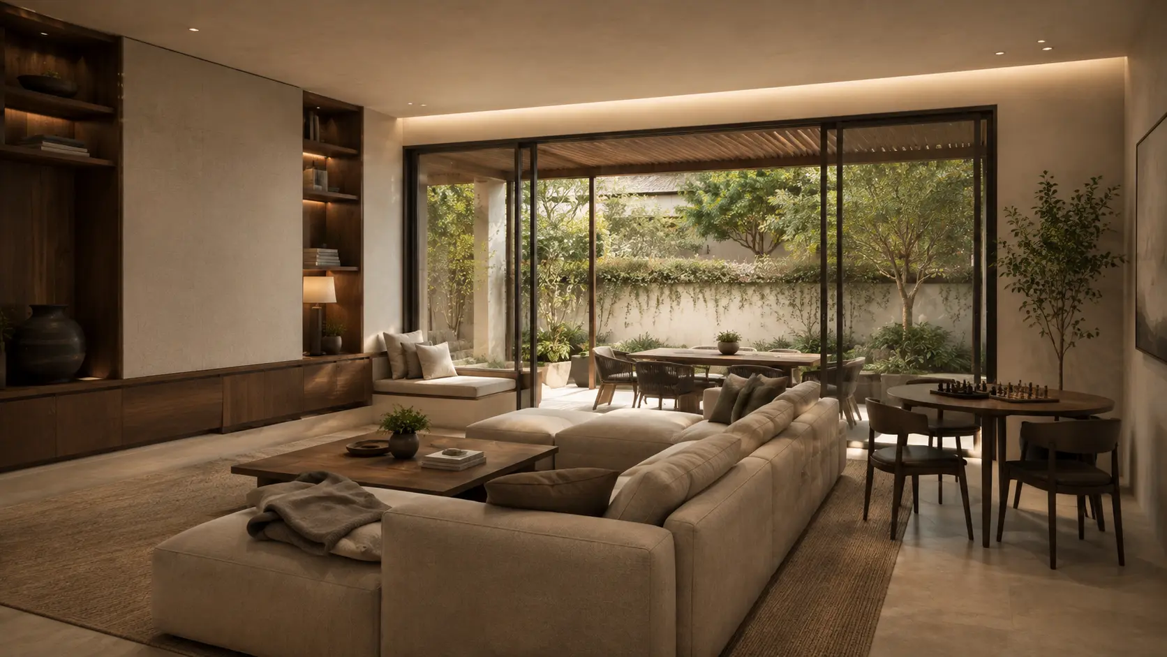 Community, leisure & living — Courtyard lounge