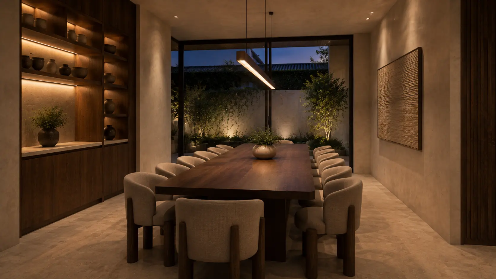 Night, home & hospitality — Evening dining