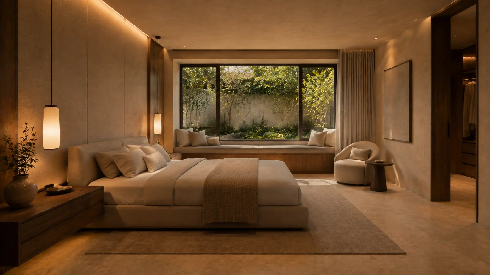 Courtyard Residence — Guest suite