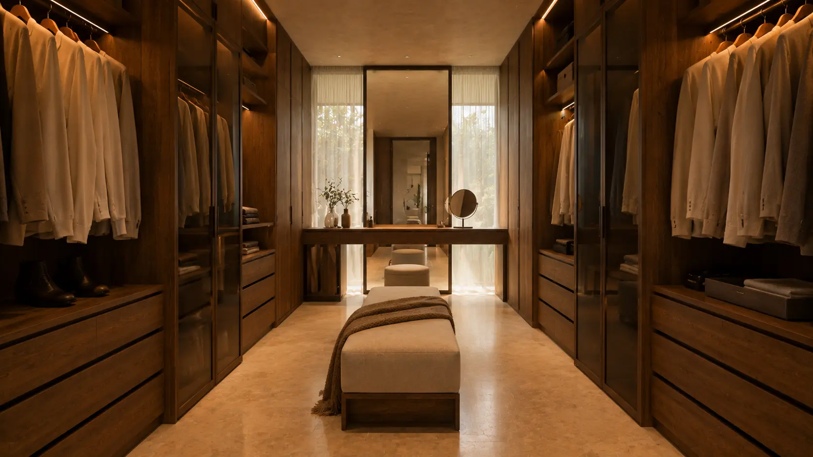 Courtyard Residence — Dressing room