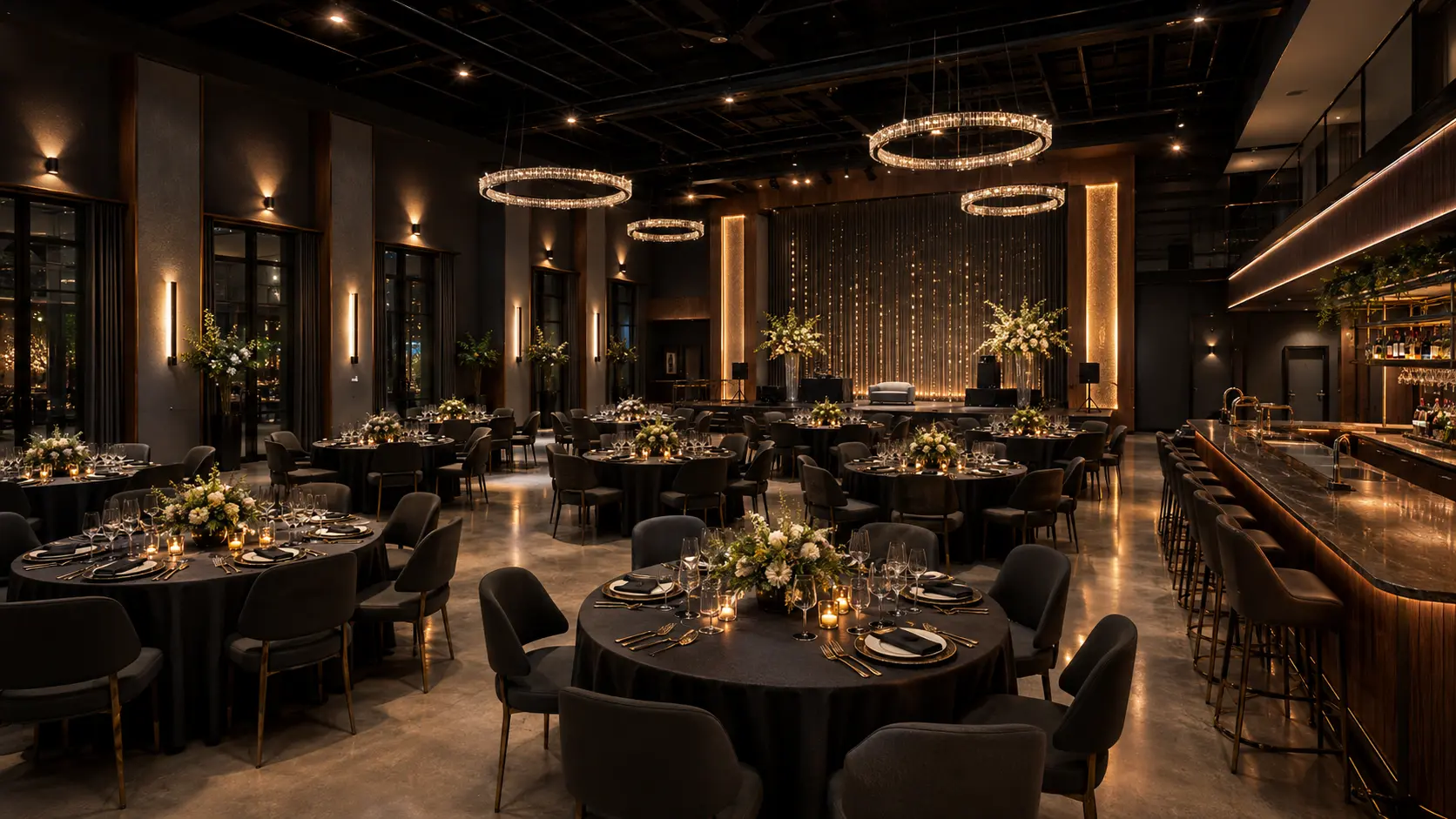 Hospitality dining interior visualization