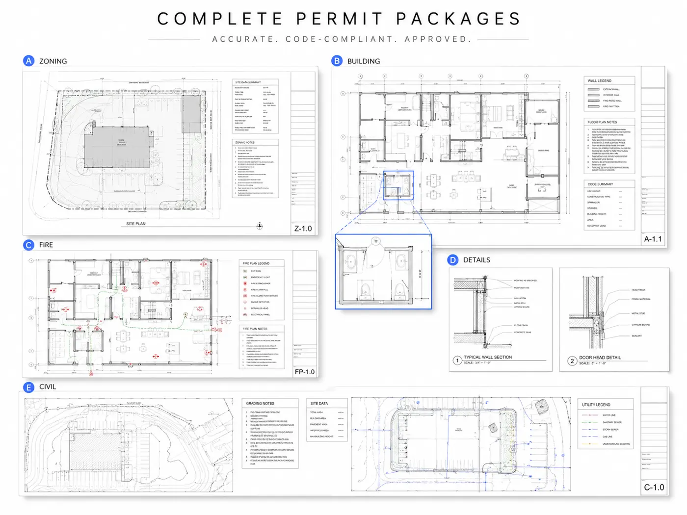Coordinated permit-support package